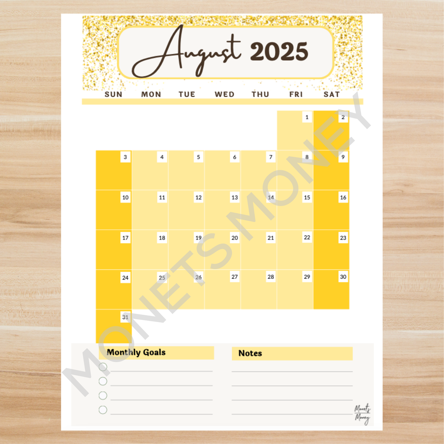 2025 August Budget Planner Kit | Budget Planner Printable