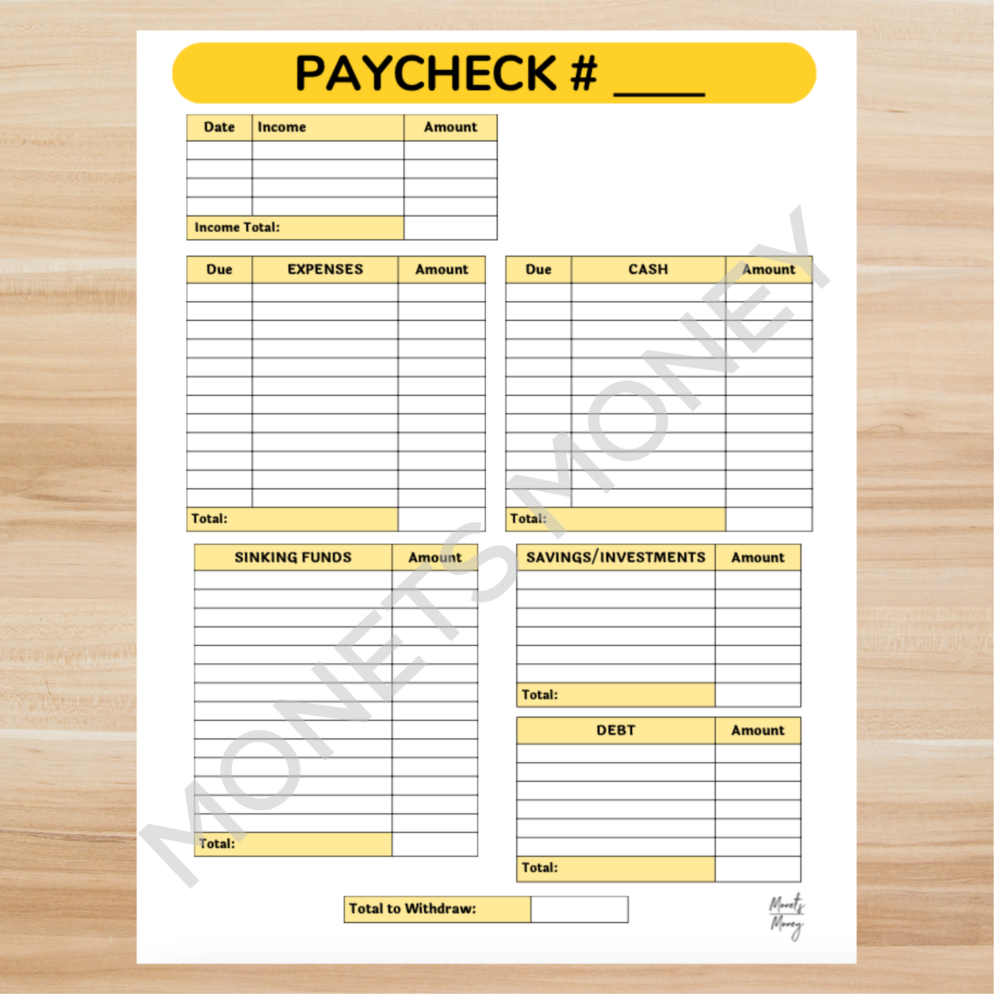 2025 August Budget Planner Kit | Budget Planner Printable