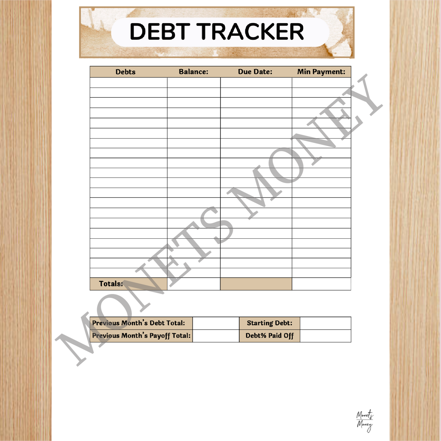 2024 April Budget Planner Kit | Budget Planner Printable