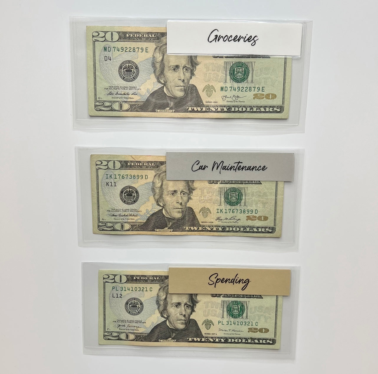 Laminated Clear Cash Envelopes | Custom Cash Envelopes | A6 Size