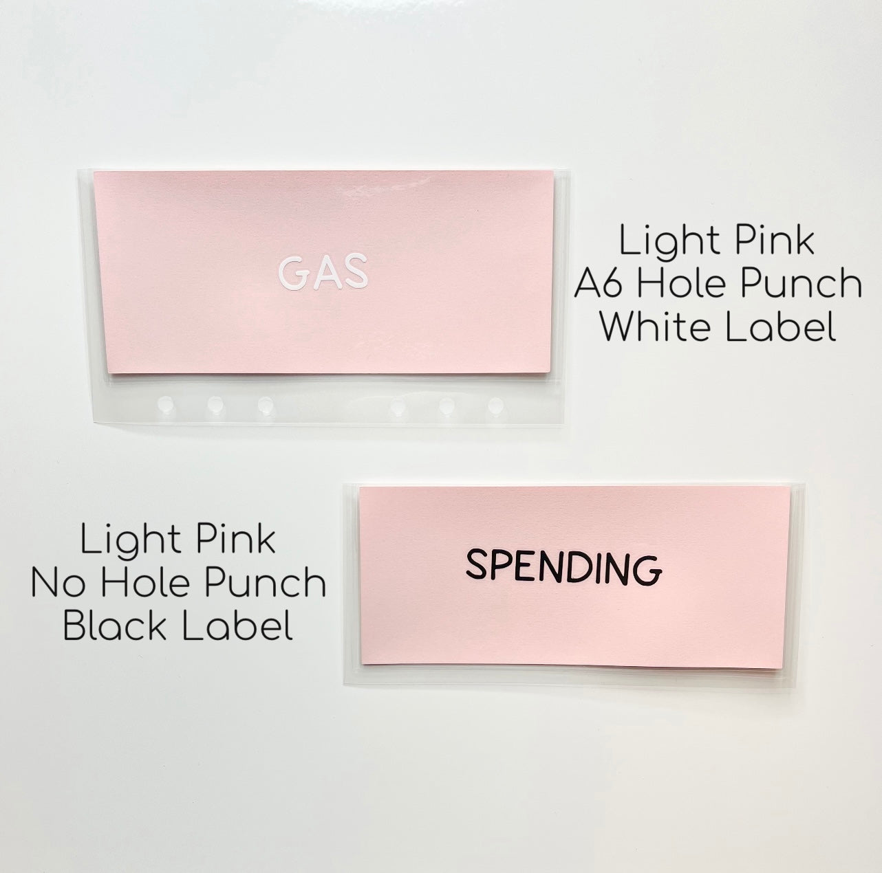 Pink Cash Envelopes | Laminated Cash Envelopes | Custom Cash Envelopes | A6 Size