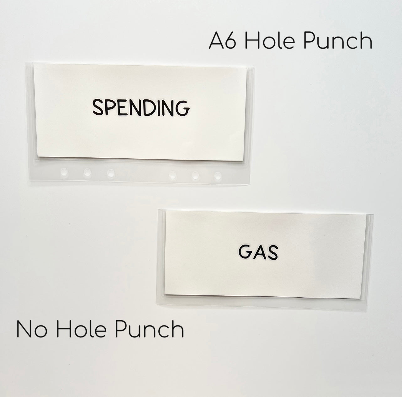 White Cash Envelopes | Laminated Cash Envelopes | Custom Cash Envelopes | A6 Size