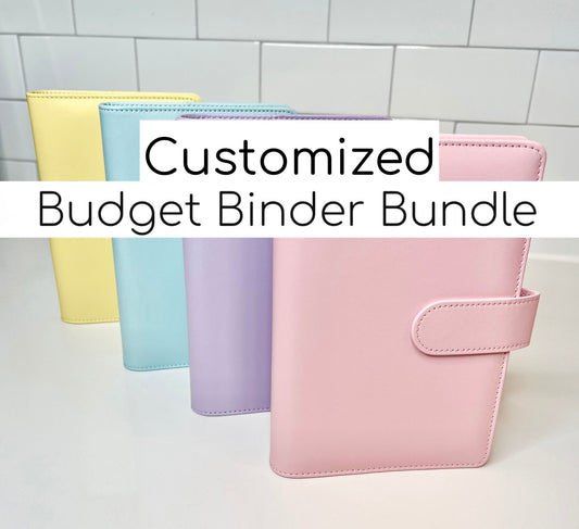 Customized Budget Binder Bundle A6