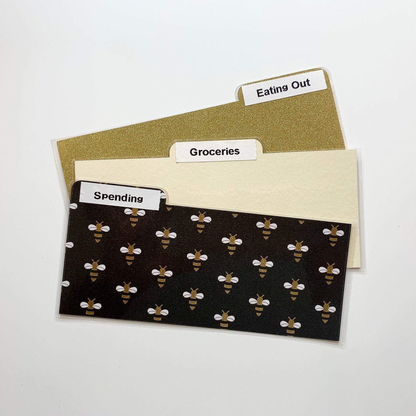 Laminated Cash Divider | Set of 3 | Bumblebee