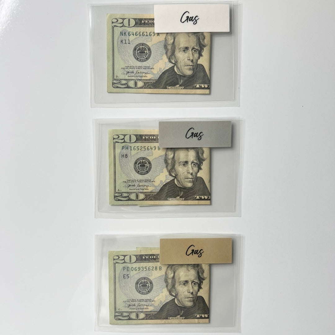 A7 Clear Cash Envelopes | Laminated Mini Cash Envelopes | Custom Cash Envelopes