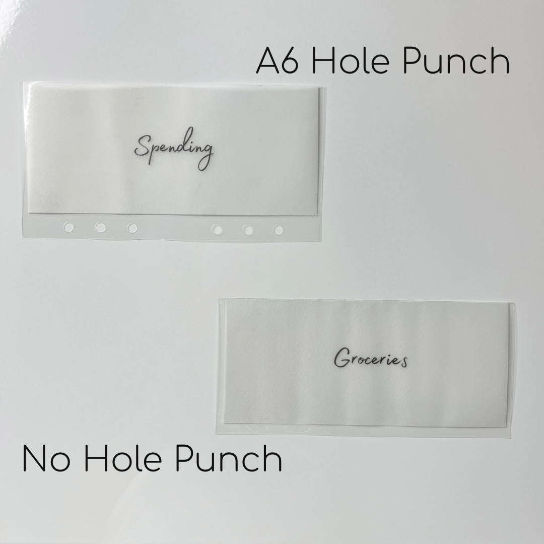 Vellum Laminated Cash Envelopes | Custom Cash Envelopes | A6 Size