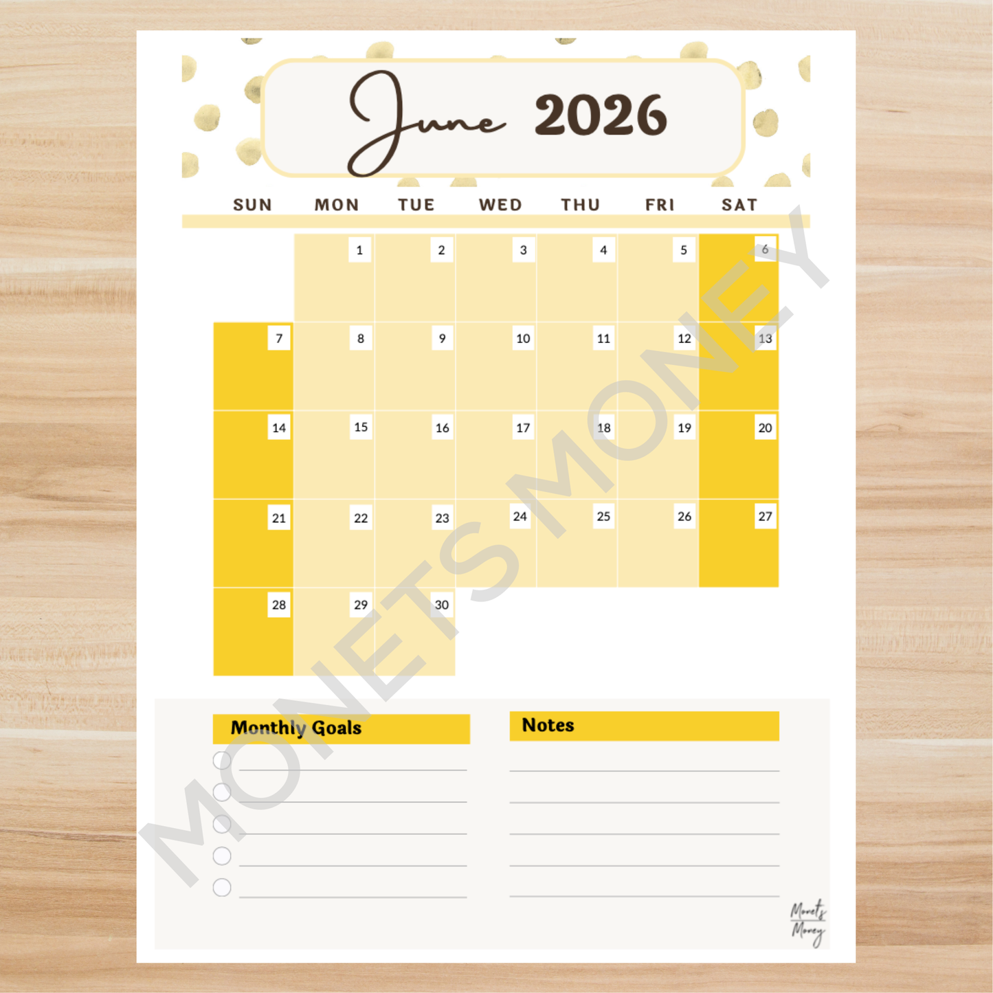 2026 June Budget Planner Kit | Budget Planner Printable