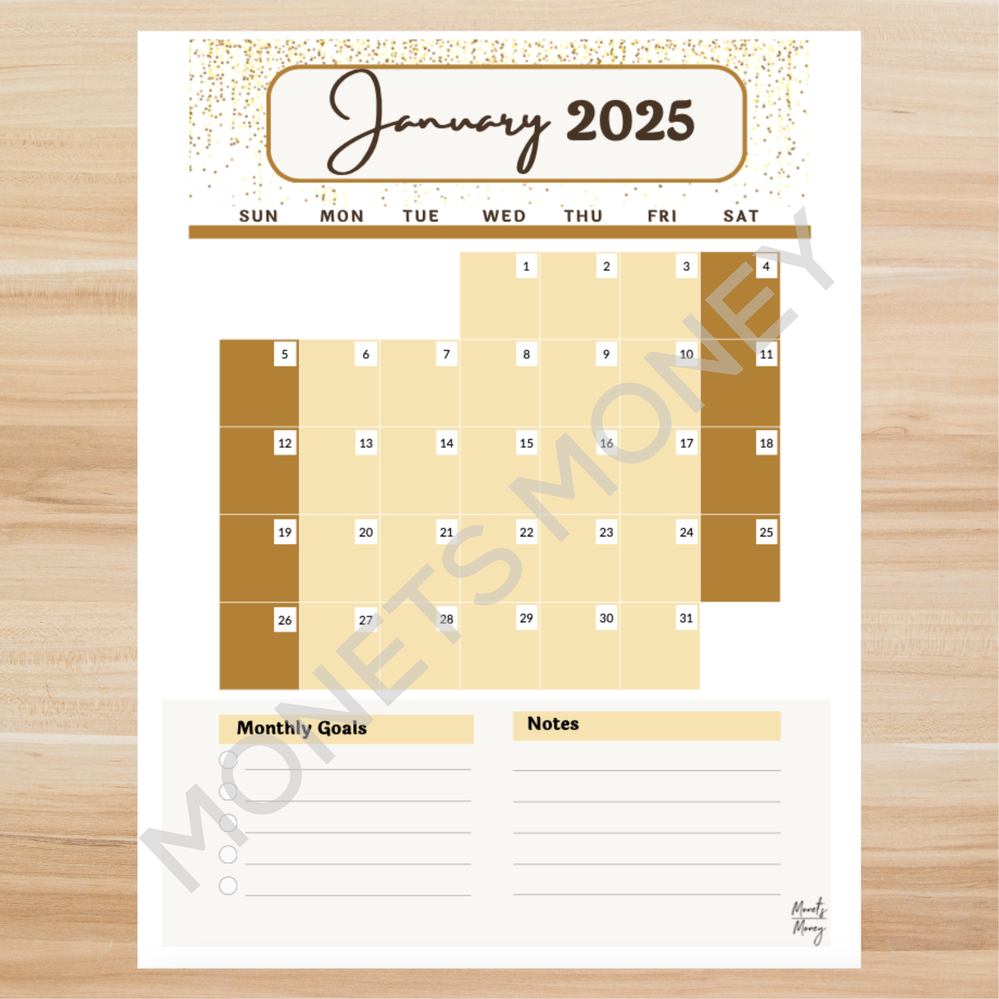 2025 January Budget Planner Kit | Budget Planner Printable