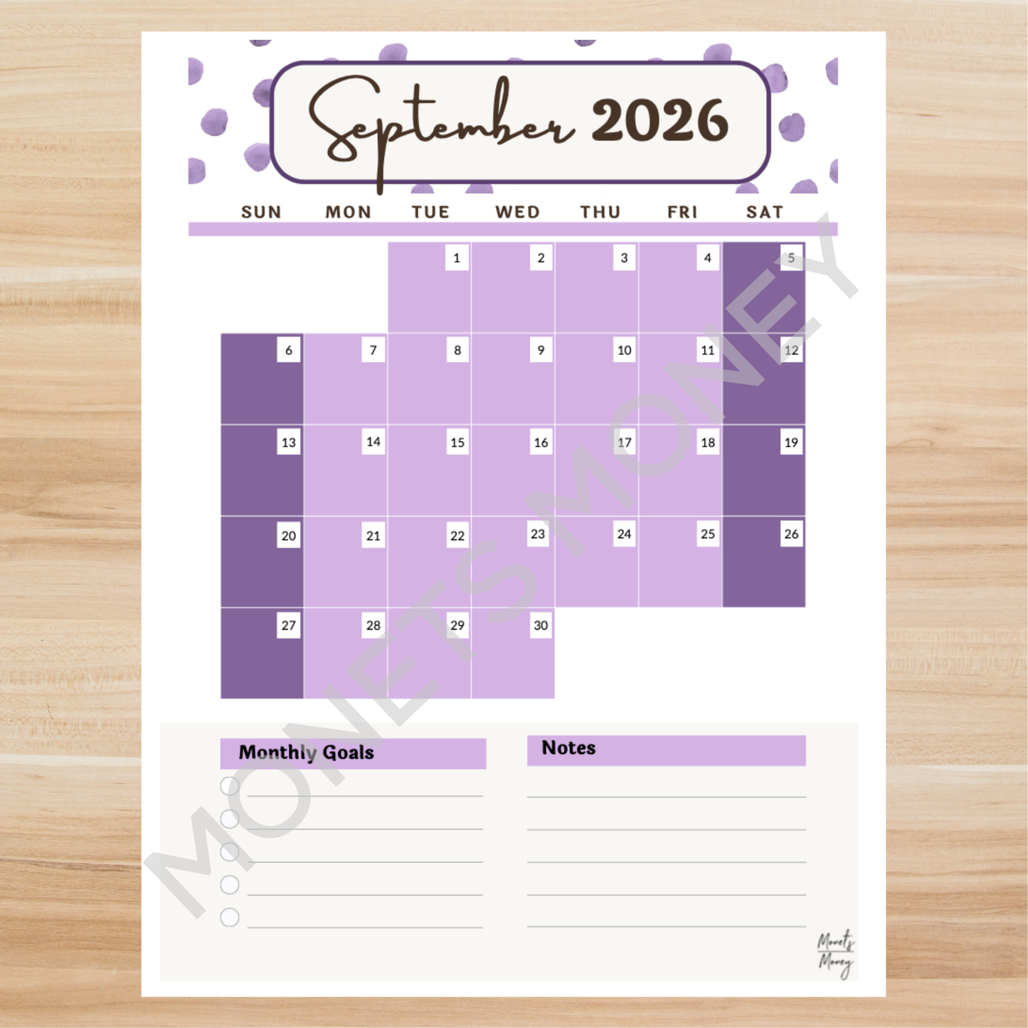 2026 September Budget Planner Kit | Budget Planner Printable