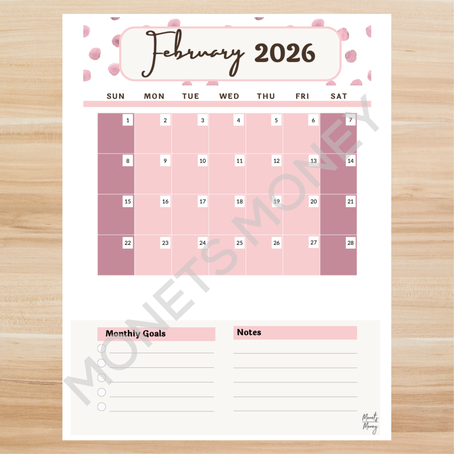 2026 February Budget Planner Kit | Budget Planner Printable