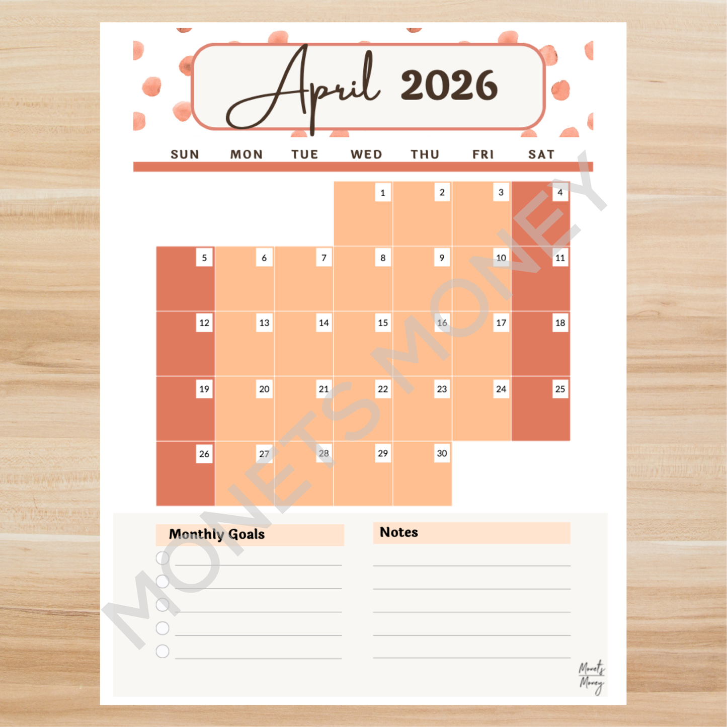 2026 April Budget Planner Kit | Budget Planner Printable