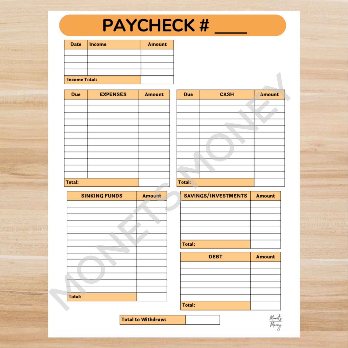 2025 October Budget Planner Kit | Budget Planner Printable