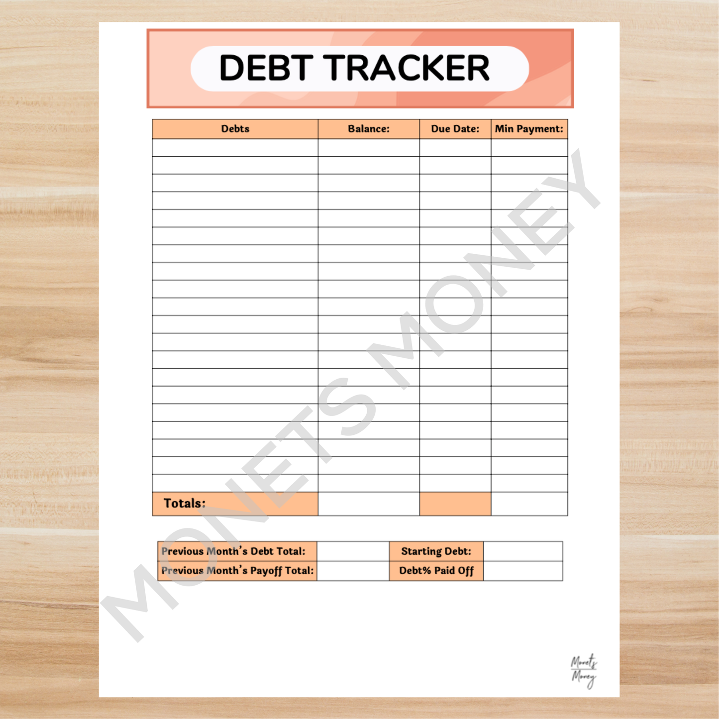 2026 April Budget Planner Kit | Budget Planner Printable