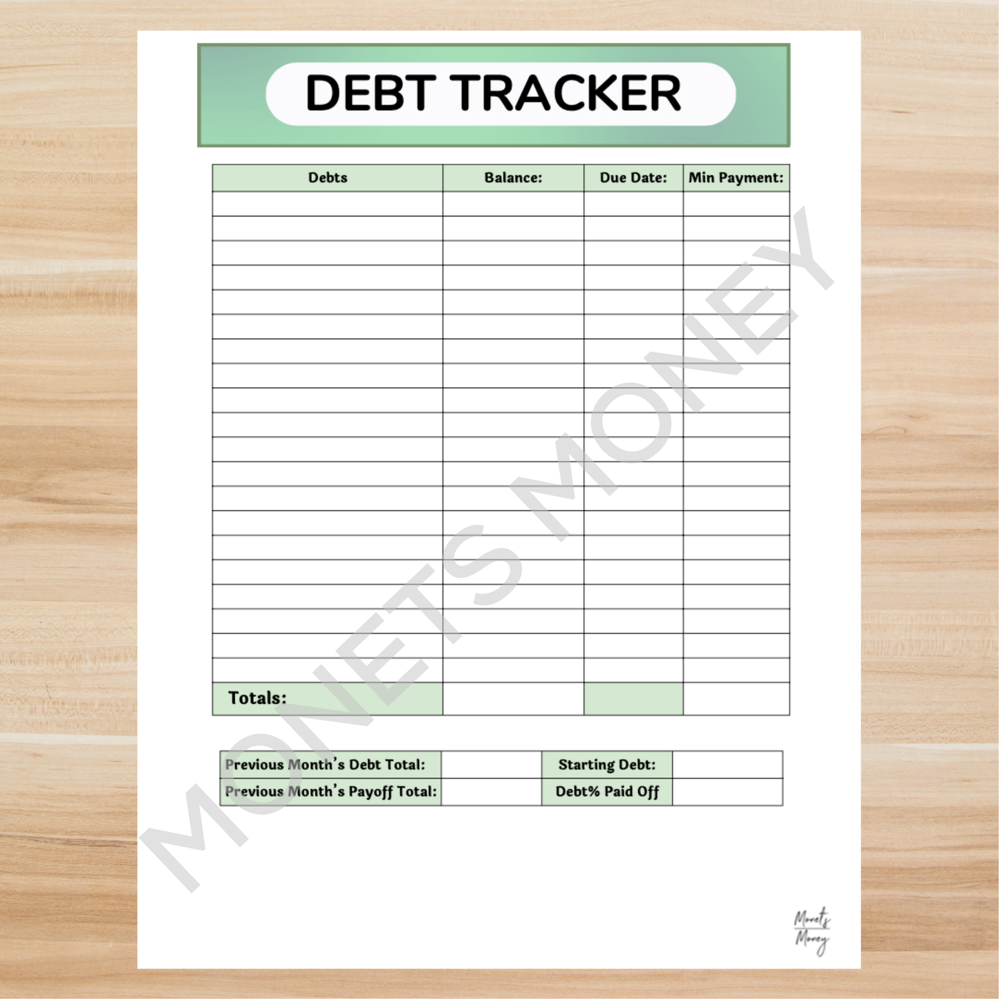 2026 July Budget Planner Kit | Budget Planner Printable