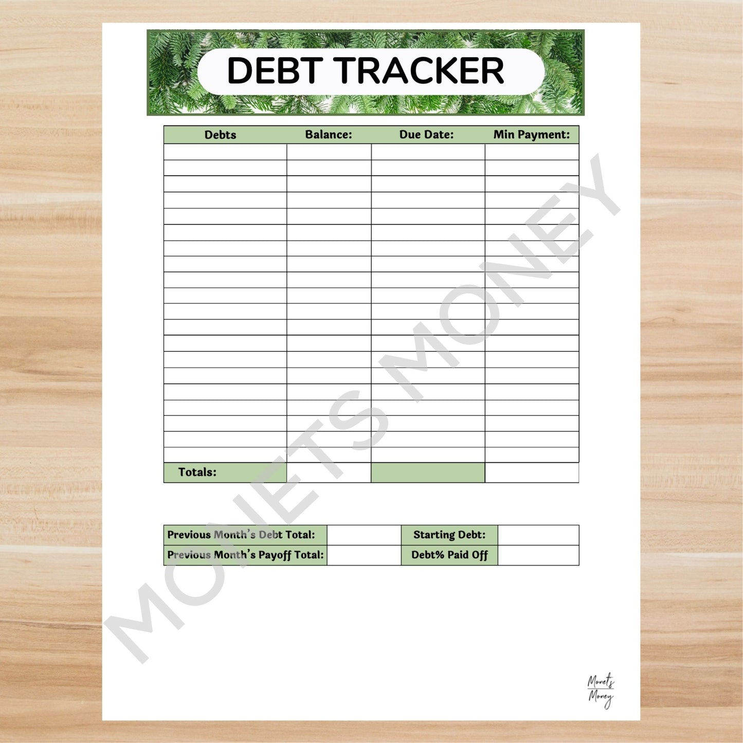 2024 December Budget Planner Kit | Budget Planner Printable