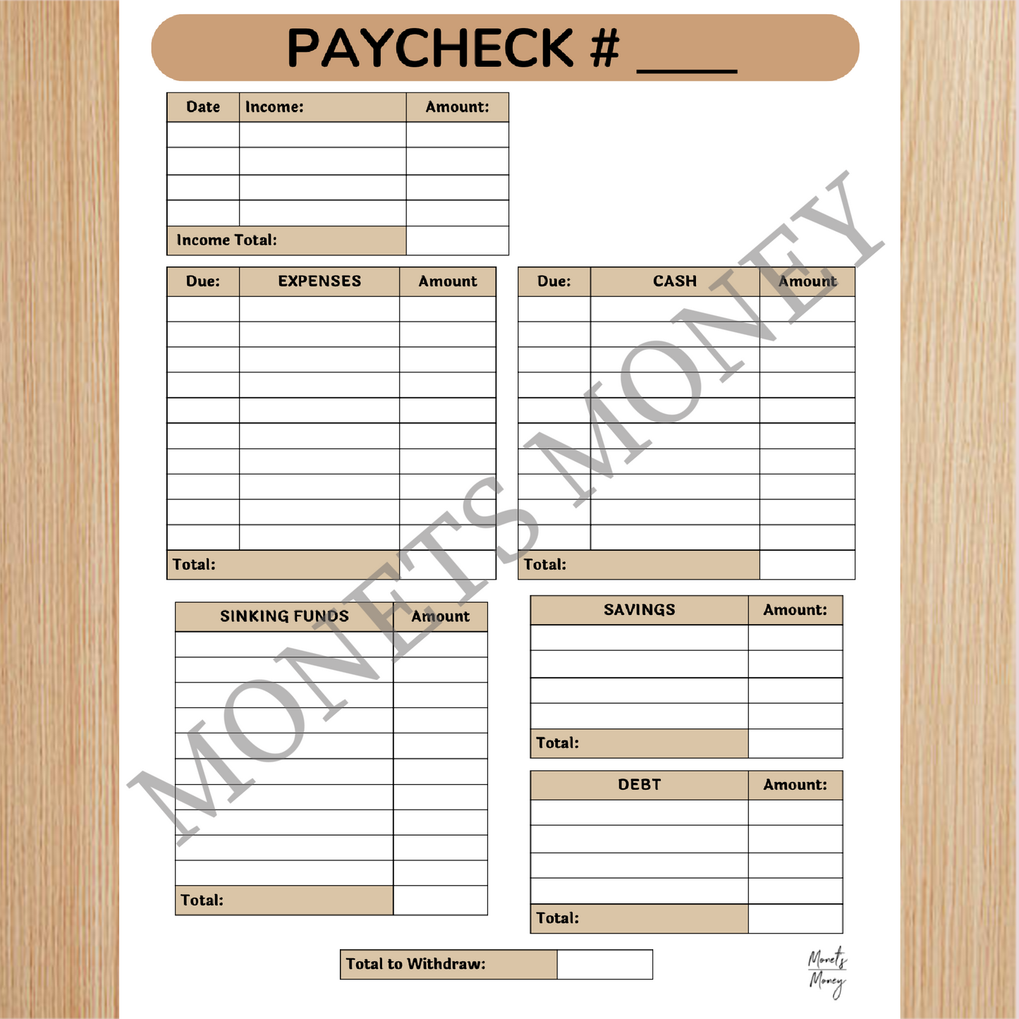 2024 September Budget Planner Kit | Budget Planner Printable