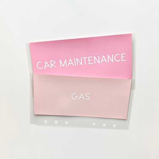 Pink Cash Envelopes | Laminated Cash Envelopes | Custom Cash Envelopes | A6 Size