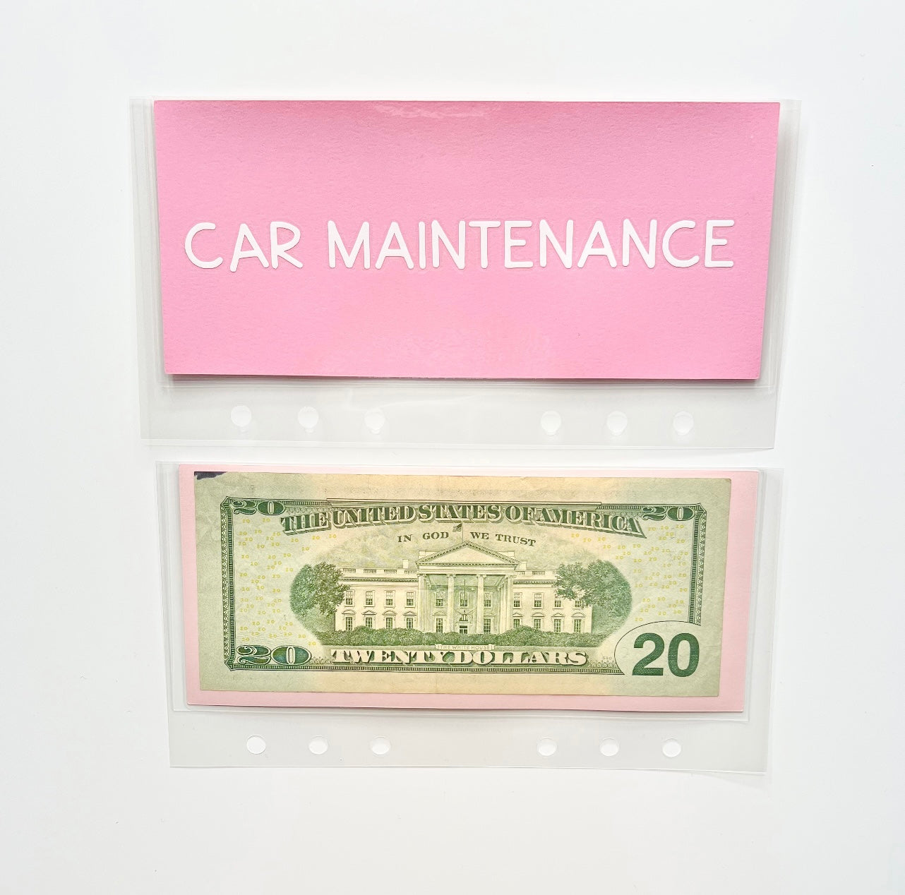 Pink Cash Envelopes | Laminated Cash Envelopes | Custom Cash Envelopes | A6 Size