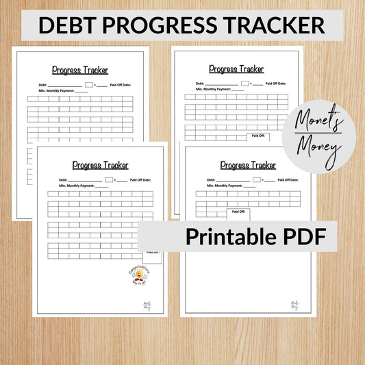 Debt Progress Tracker | Debt Payoff Tracker