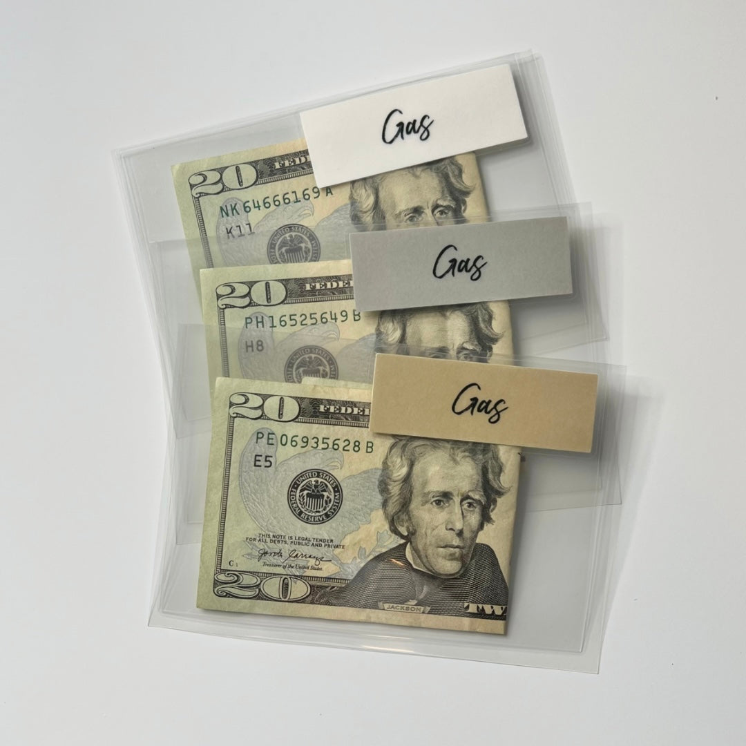 A7 Clear Cash Envelopes | Laminated Mini Cash Envelopes | Custom Cash Envelopes